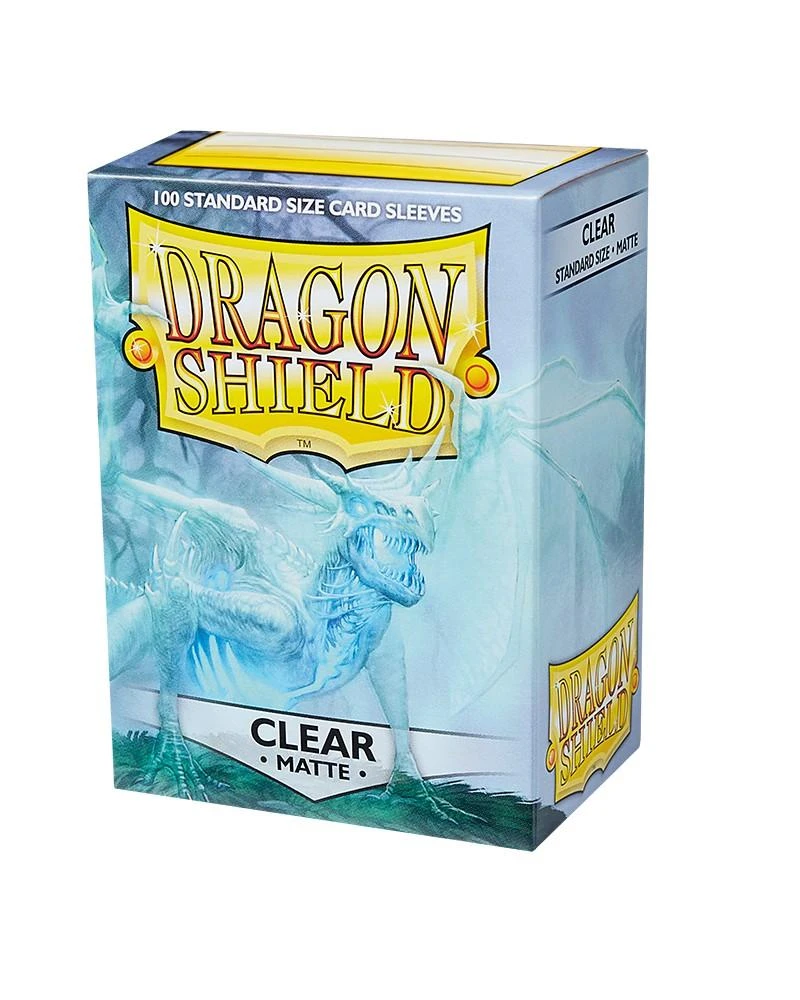 Dragon Shield Standard Sleeves - Matte Clear (100 Vnt)