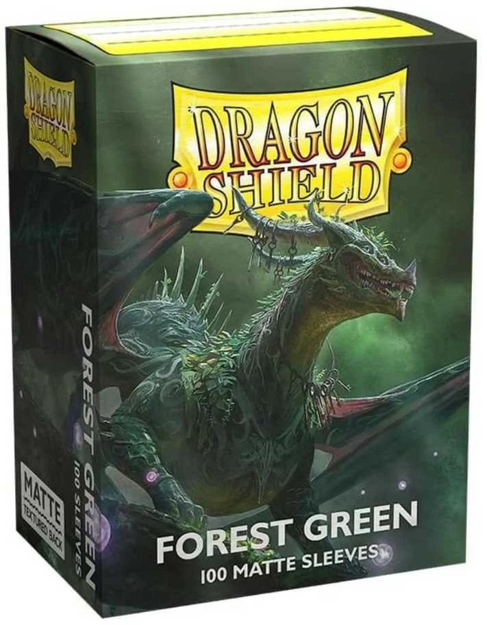 Dragon Shield Standard Sleeves - Matte Forest Žalias (100 vnt)