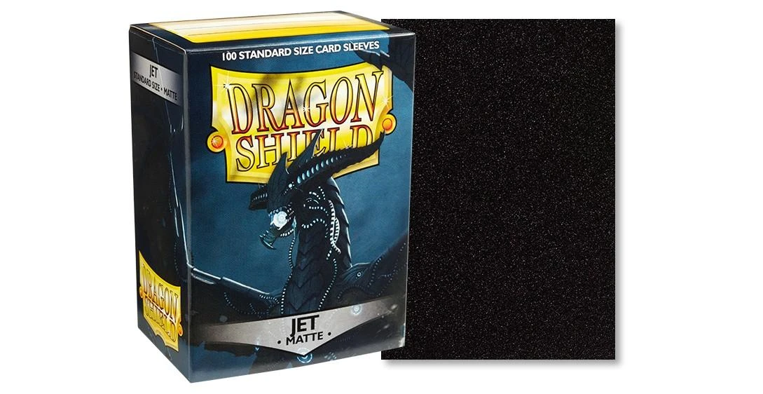 Dragon Shield Standard Sleeves - Matte Jet (100 Vnt)