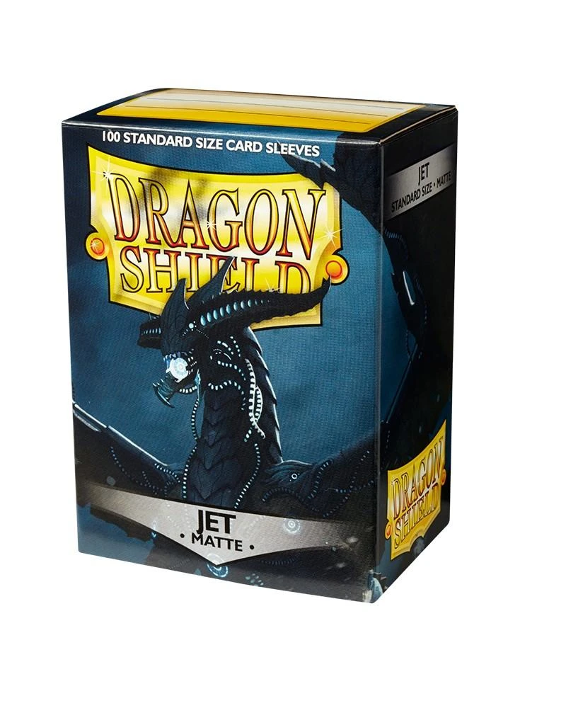Dragon Shield Standard Sleeves - Matte Jet (100 Vnt)