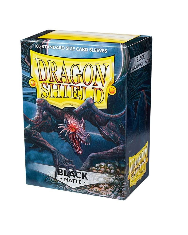 Dragon Shield Standard Sleeves - Matte Juodas (100 Vnt)