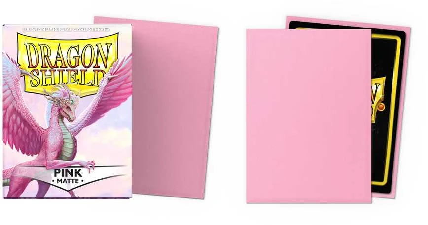 Dragon Shield Standard Sleeves - Matte Rožinė (100 vnt.)