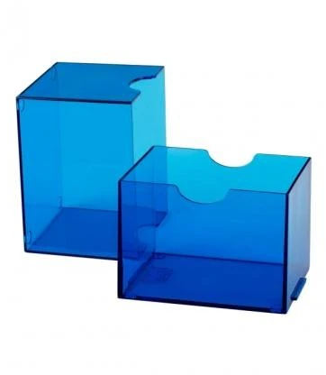 Dragon Shield Strongbox Box - Clear Mėlyna