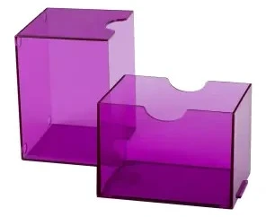 Dragon Shield Strongbox Box - Clear Violetinė