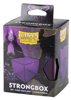 Dragon Shield Strongbox Box - Clear Violetinė