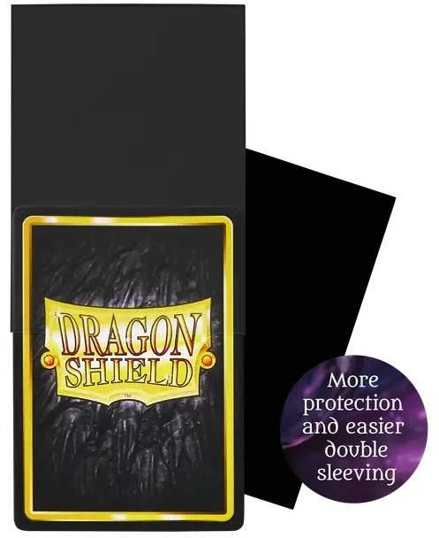 Dragon Shield Thick Clear Sleeves – Perfect Fit Juodas (100 vnt.)