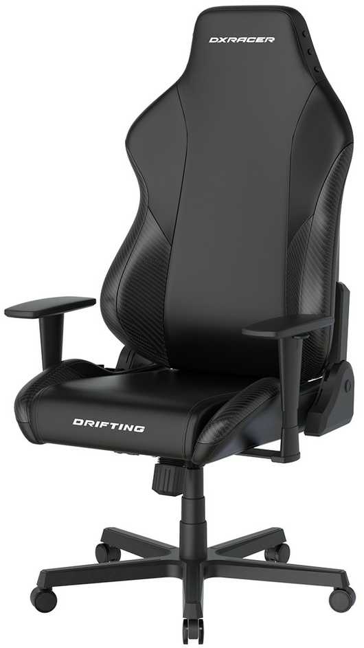 Ergonominė biuro ir žaidimų kėdė DXRacer DRIFTING L, EPU oda, juodos spalvos