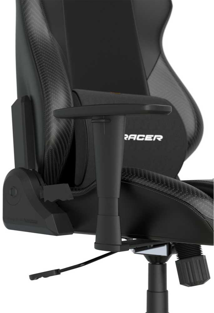 Ergonominė biuro ir žaidimų kėdė DXRacer DRIFTING L, EPU oda, juodos spalvos