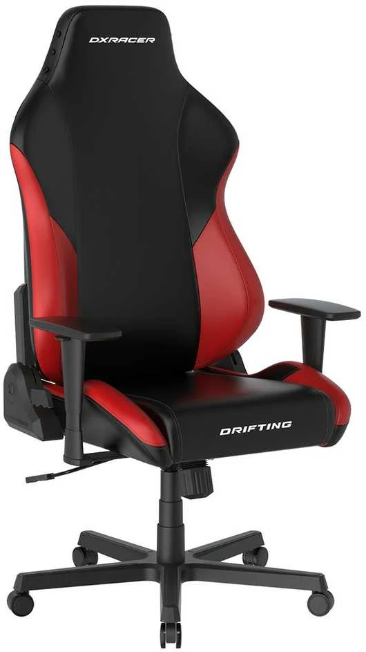 DXRACER DRIFTING L juoda/raudona ergonominė kėdė (epu oda)
