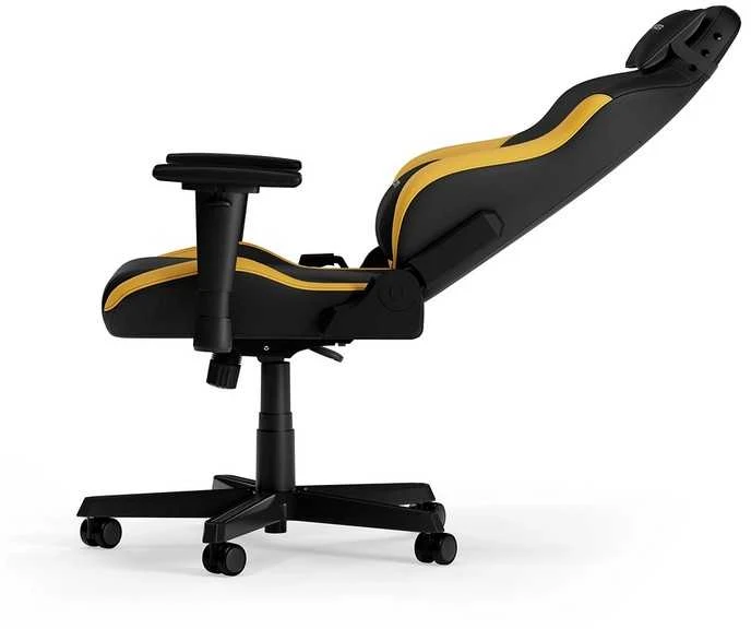 DXRACER DRIFTING XL juoda/geltona ergonominė kėdė (epu oda)