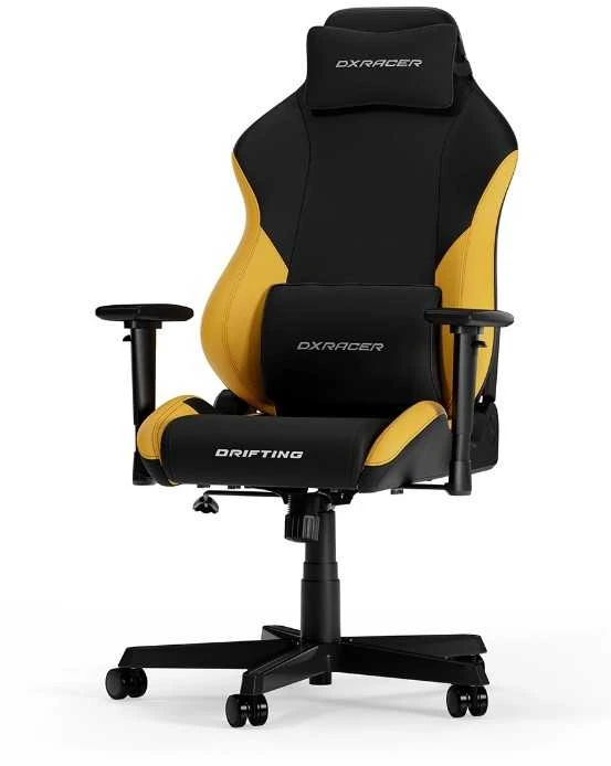 DXRACER DRIFTING XL juoda/geltona ergonominė kėdė (epu oda)