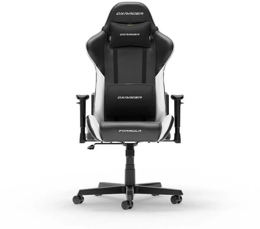 DXRACER Formula Series L juoda-balta dirbtinės PVC odos ergonominė kėdė (D23-LTC-NW)