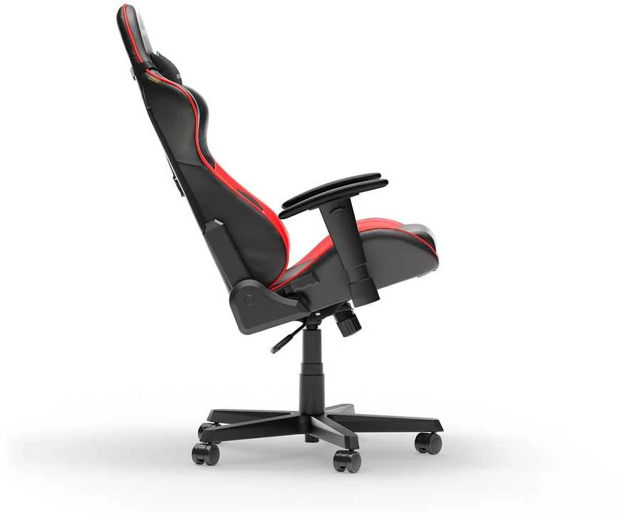 DXRACER Formula Series L juoda-raudona dirbtinės PVC odos ergonominė kėdė (D23-LTC-NR)