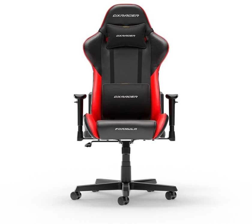 DXRACER Formula Series L juoda-raudona dirbtinės PVC odos ergonominė kėdė (D23-LTC-NR)