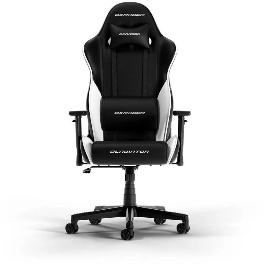 DXRACER Gladiator Series L N23 juodai-balta ergonominė kėdė