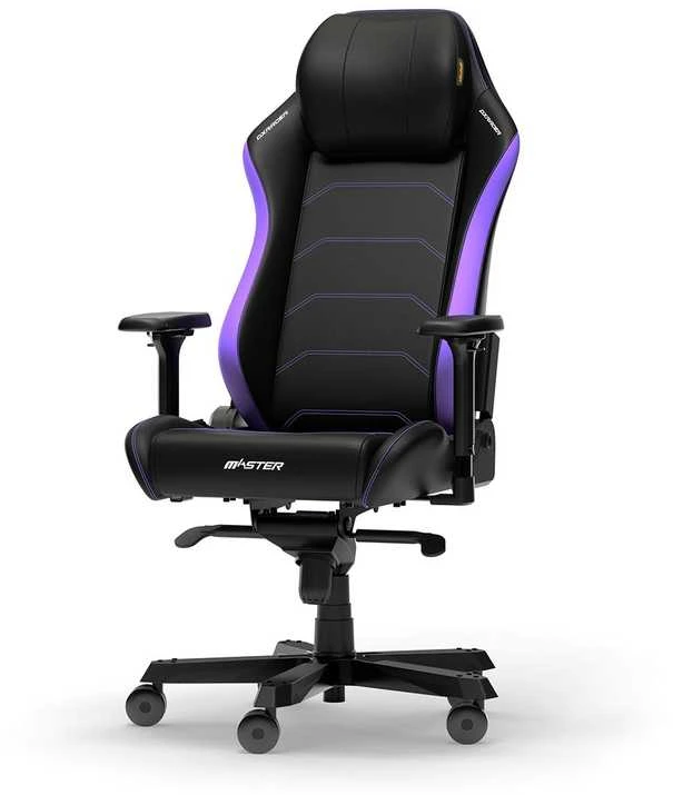 DXRACER Master Series XL F24 juoda-violetinė dirbtinės odos ergonominė kėdė (LTA-NV-X1)