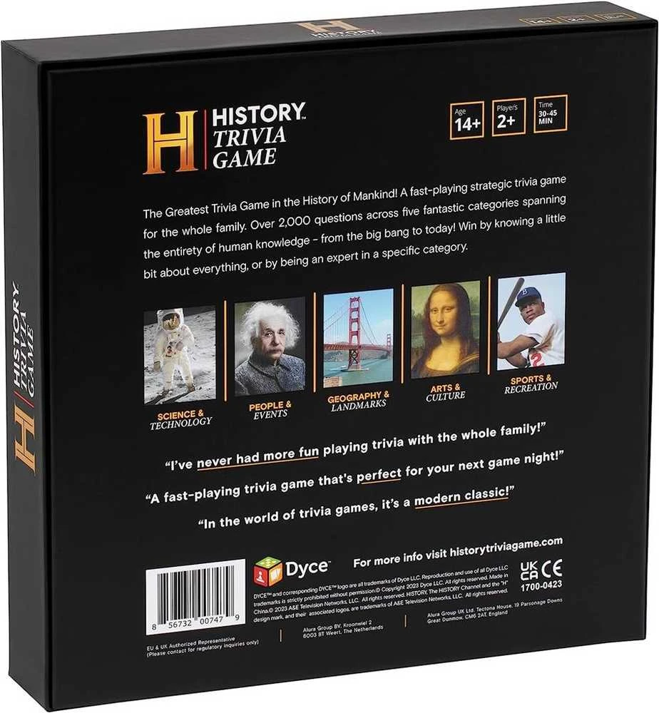 Dyce Games History Trivia