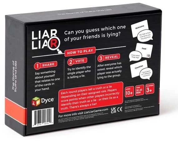 Dyce Games Liar Liar