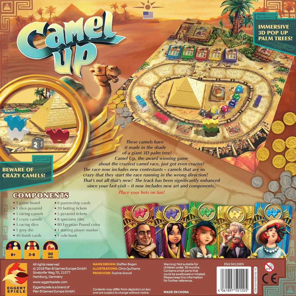 Eggertspiele Camel Up (antrasis leidimas)