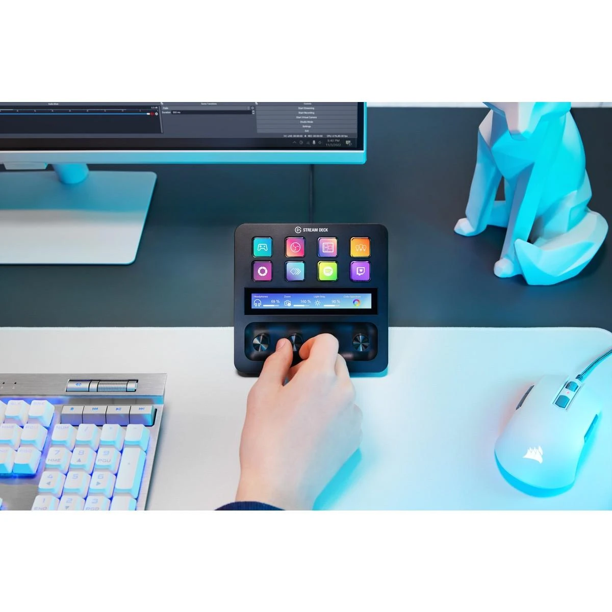 Corsair ELGATO Stream Deck +, Juodos spalvos