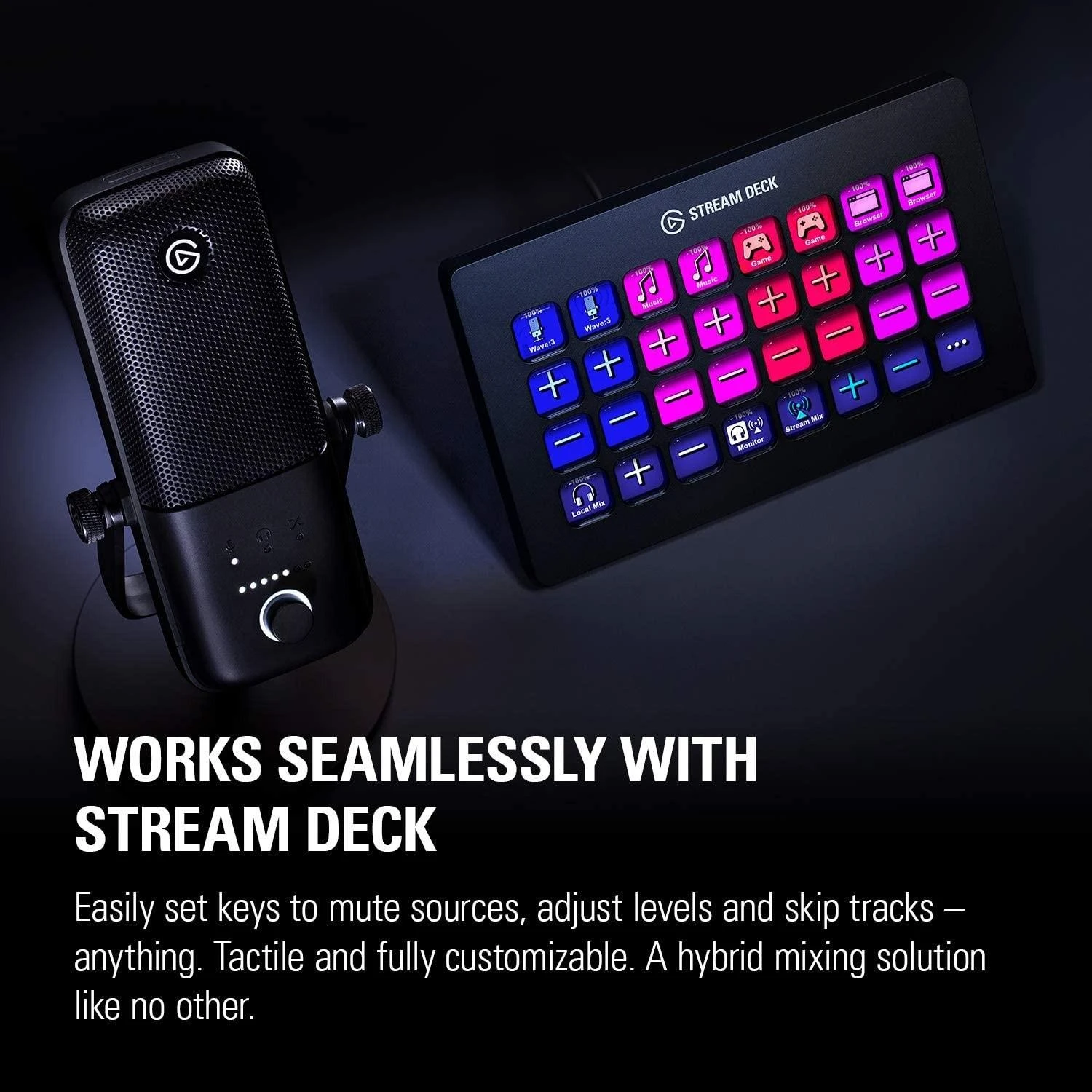 Kondensatorinis transliavimo mikrofonas Elgato Wave:3
