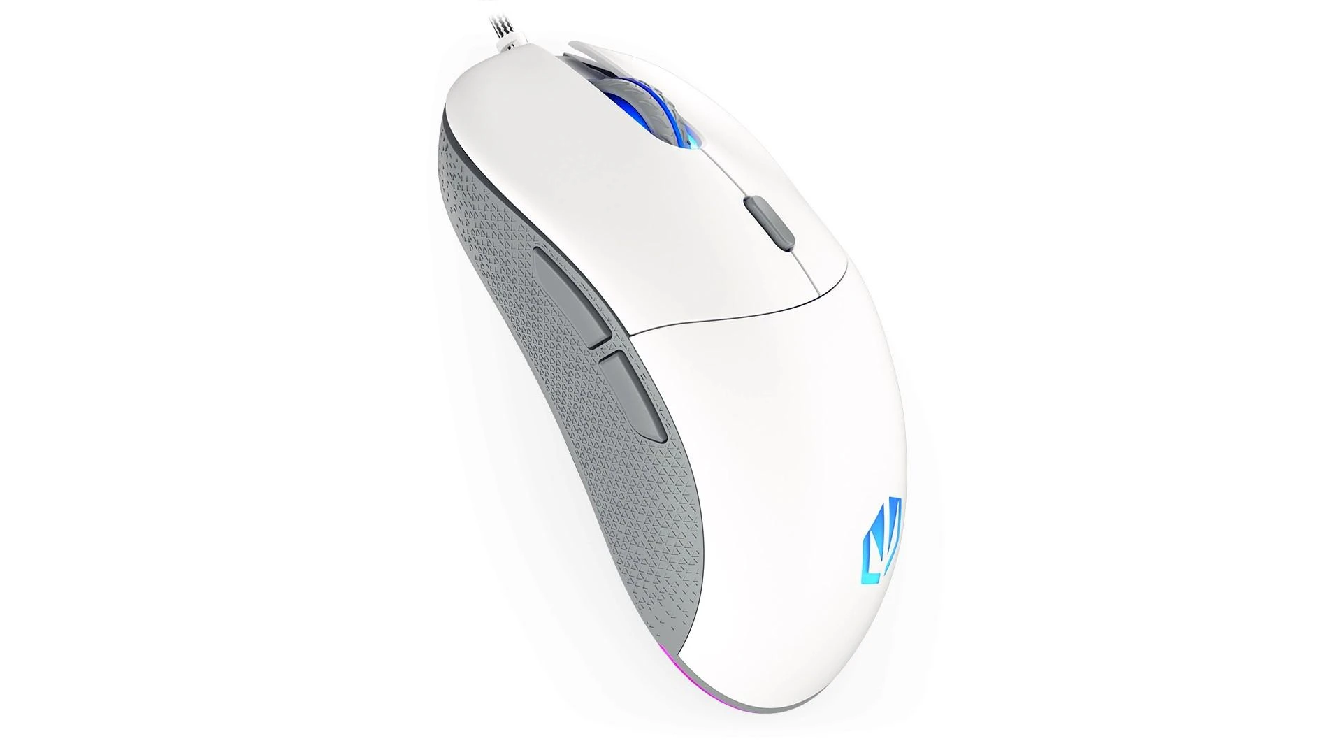 Endorfy GEM Plus balta pelė su laidu | 19000 DPI