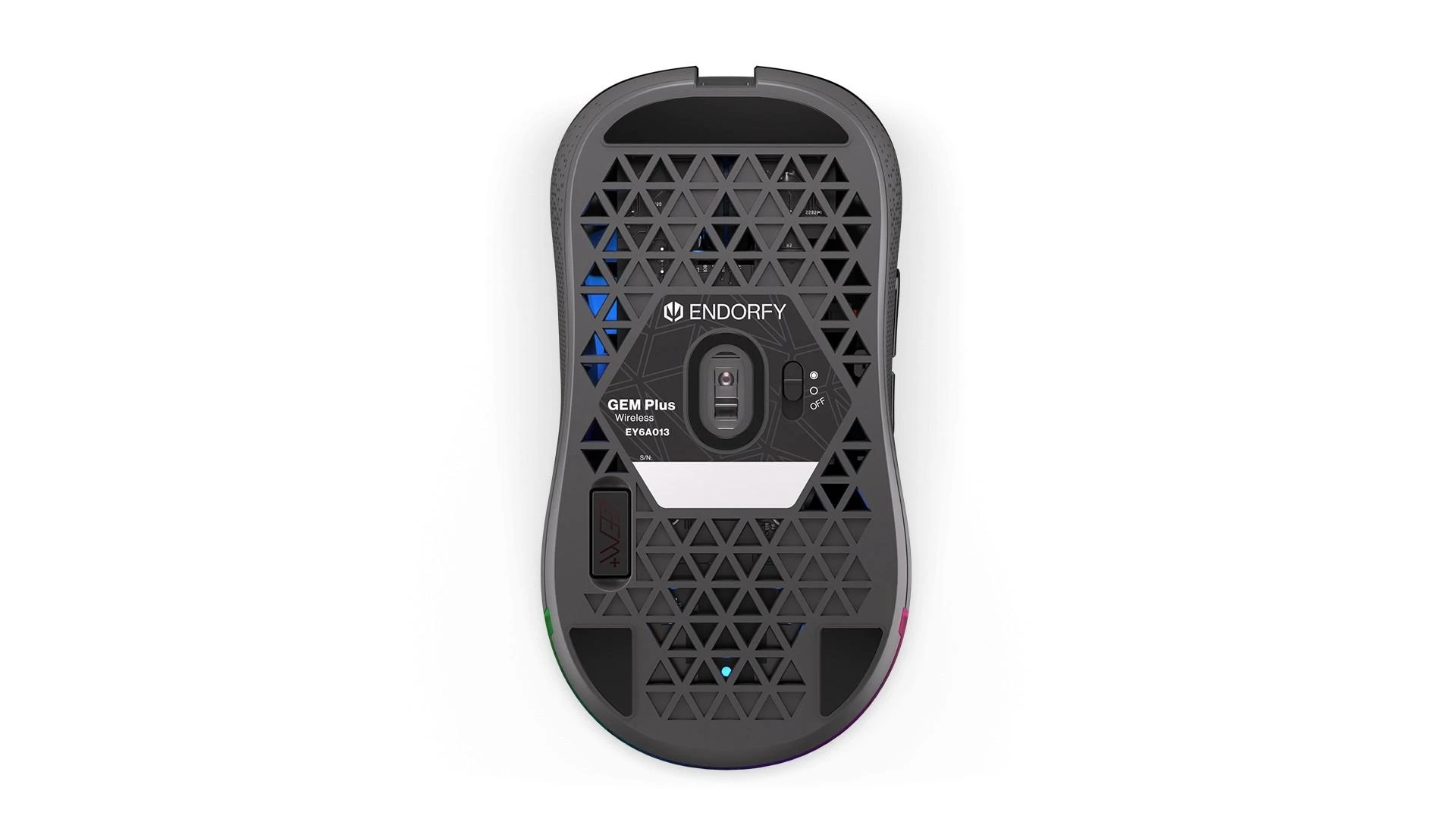 Endorfy GEM Plus juoda belaidė pelė | 26000 DPI