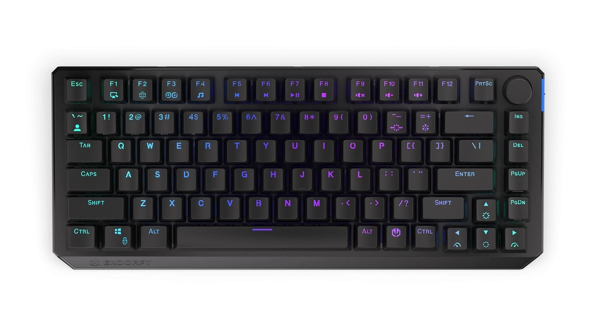 Endorfy Thock 75% belaidė mechaninė klaviatūra su RGB (US, Kailh Raudona Switch)