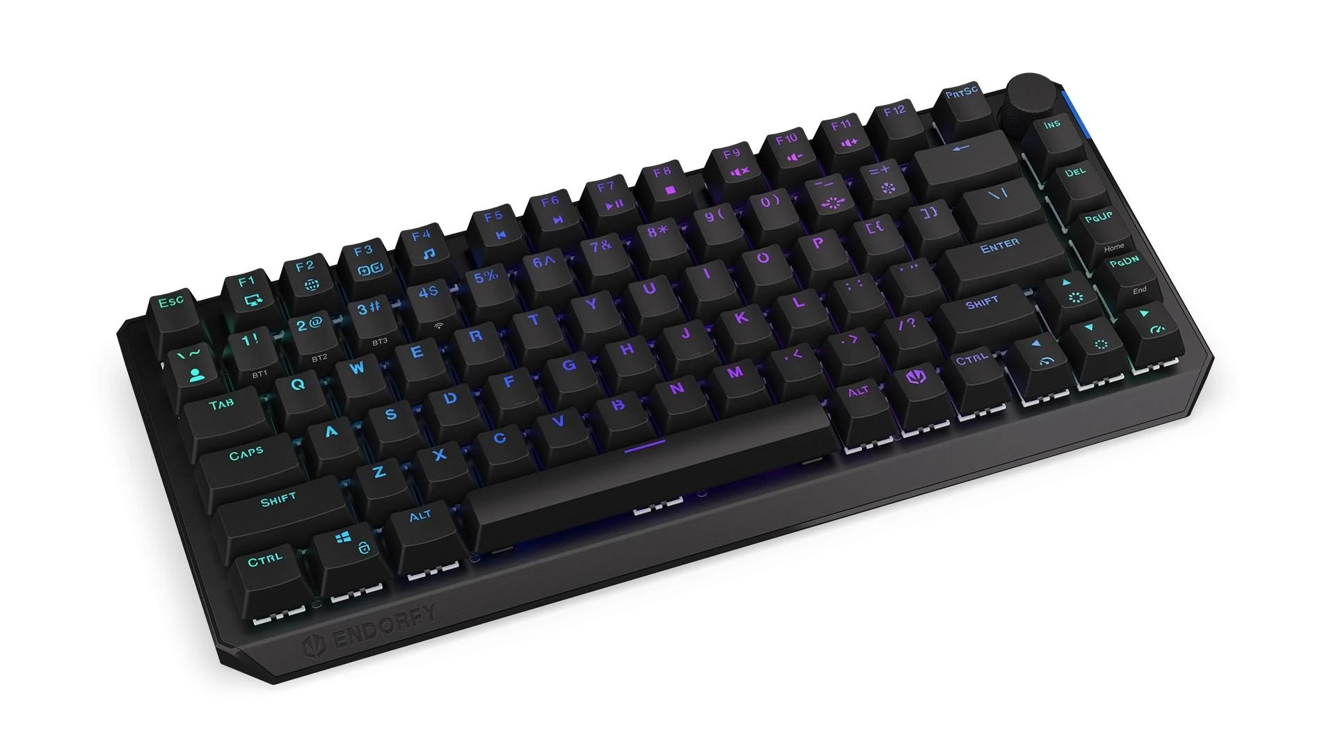 Endorfy Thock 75% belaidė mechaninė klaviatūra su RGB (US, Kailh Raudona Switch)