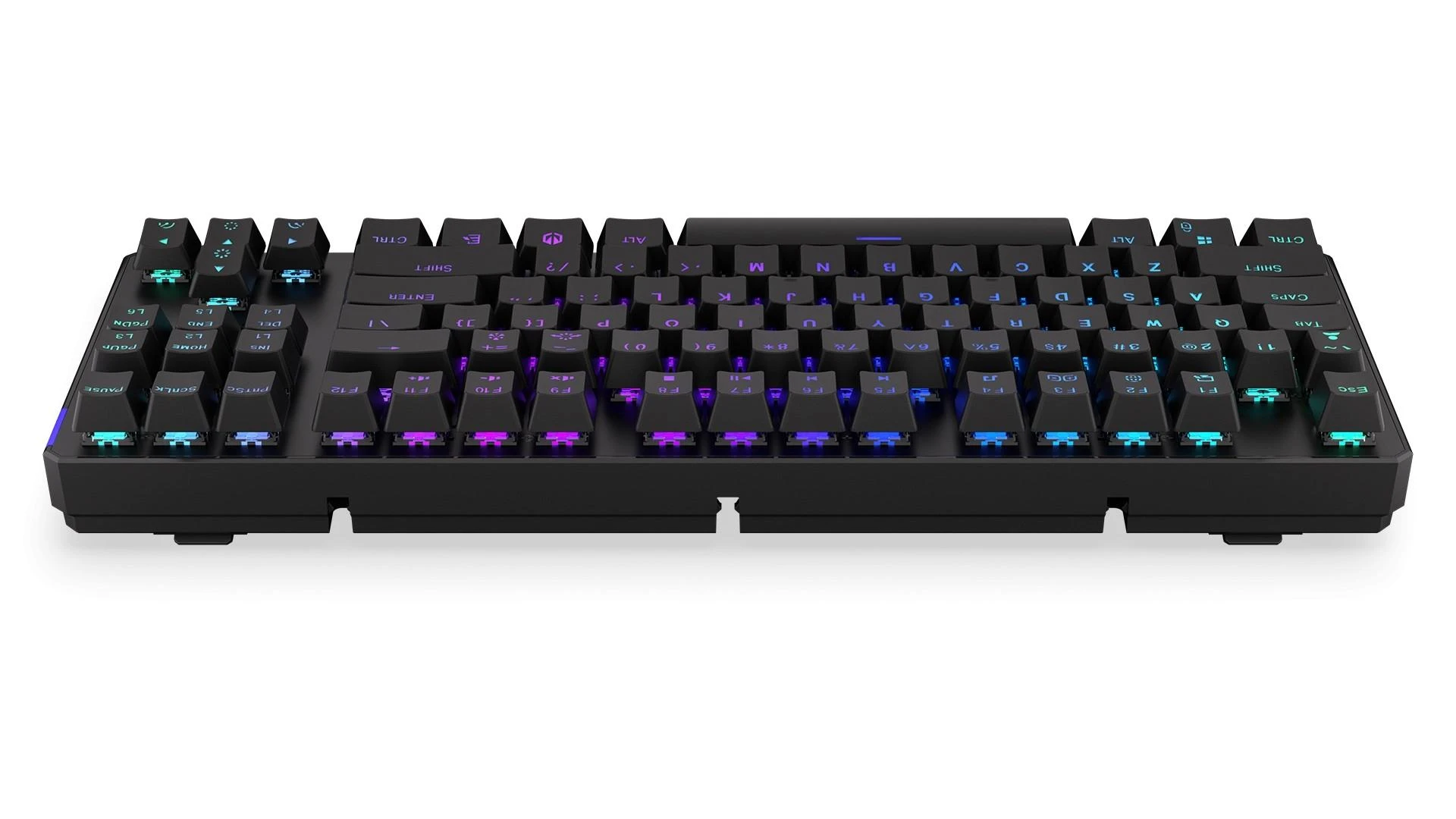 Endorfy Thock TKL belaidė mechaninė klaviatūra su RGB (US, Kailh Box Juodas Switch)