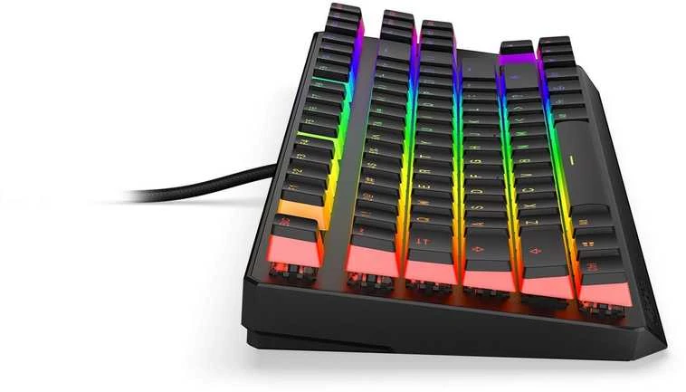 Endorfy Thock TKL belaidė mechaninė klaviatūra su RGB Pudding Edtion (US, Kailh Raudona Switch)