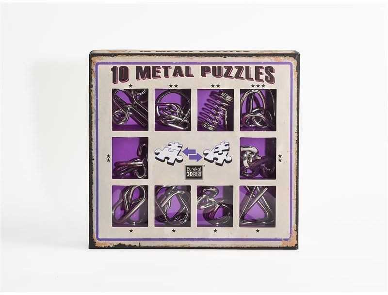 Dėlionė Eureka Bvba Eureka! 10 Metal Puzzles - Violetinė Set