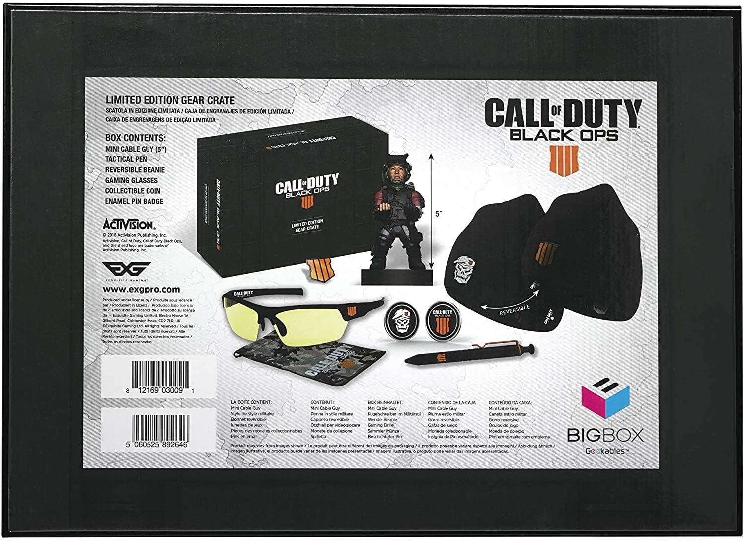 Exquisite Gaming Išskirtinis žaidimų Call of Duty Juodas Ops IV Gear Crate