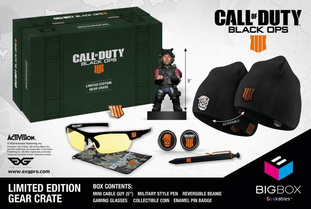 Exquisite Gaming Išskirtinis žaidimų Call of Duty Juodas Ops IV Gear Crate