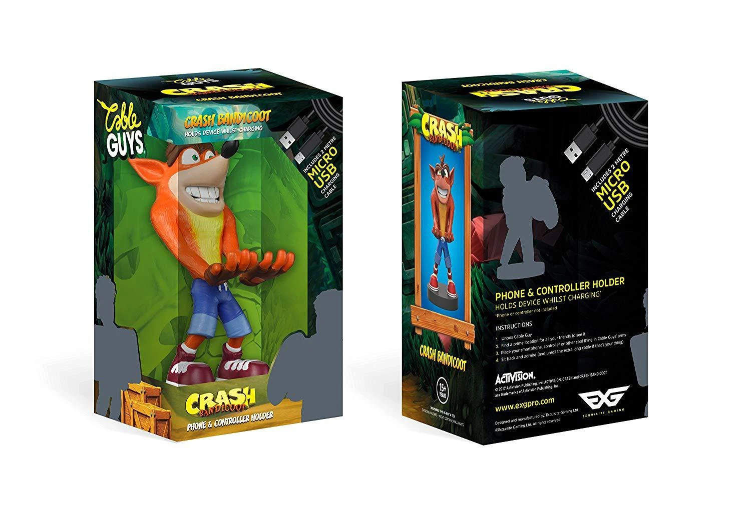 Exquisite Gaming Išskirtinės žaidimų Crash Bandicoot Cable Guy krosnys