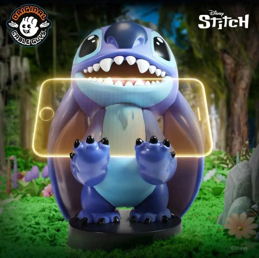 Išskirtiniai žaidimų žaislai „Disney Stitch Smiley Cable Guy“