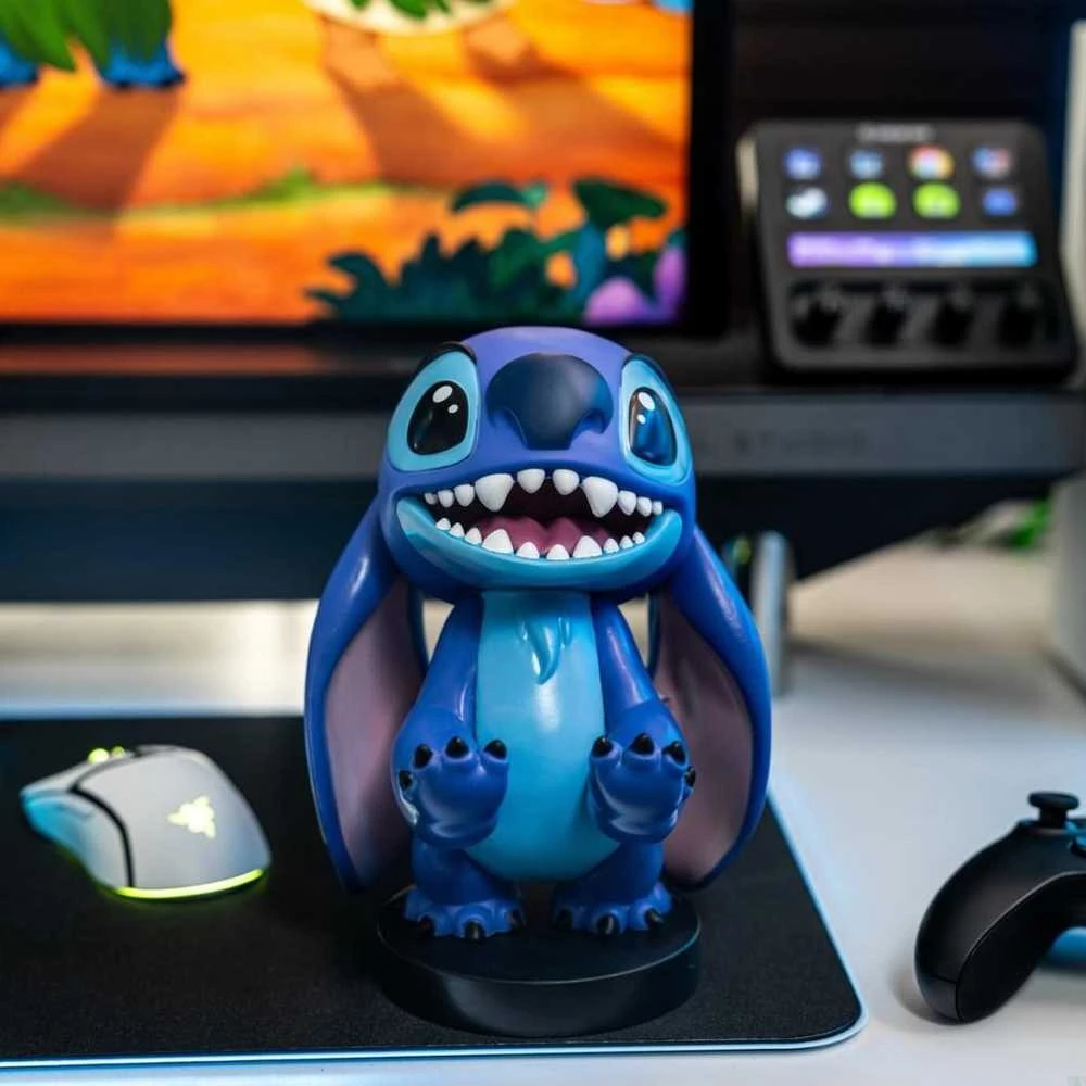 Išskirtiniai žaidimų žaislai „Disney Stitch Smiley Cable Guy“