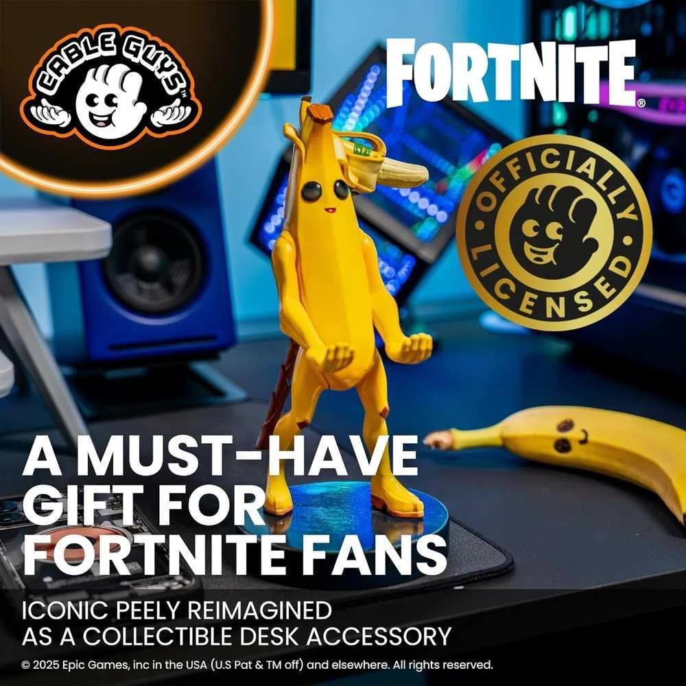 Cable Guys Išskirtinis žaidimų „Fortnite Peely Cable Guy“ stovas