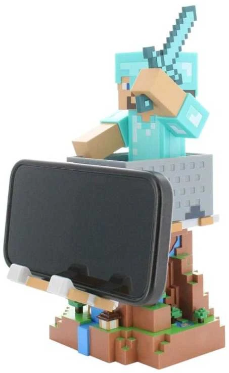 Paladone Product Išskirtinis žaidimų „Minecraft“ – Steve'as su deimantiniais šarvais „Cable Guy“