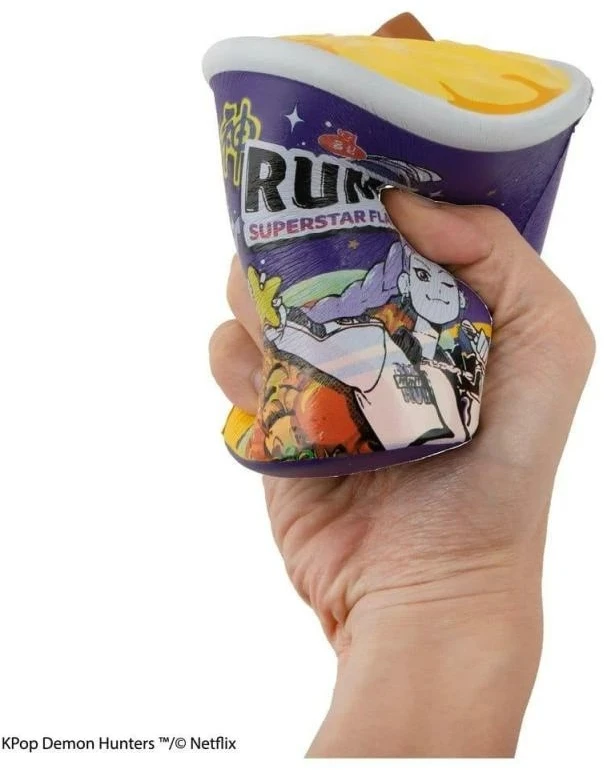 Fame Bros „K-Pop Demon Hunters“ minkštas žaislas – „Rumi Superstar Flavor Noodles“
