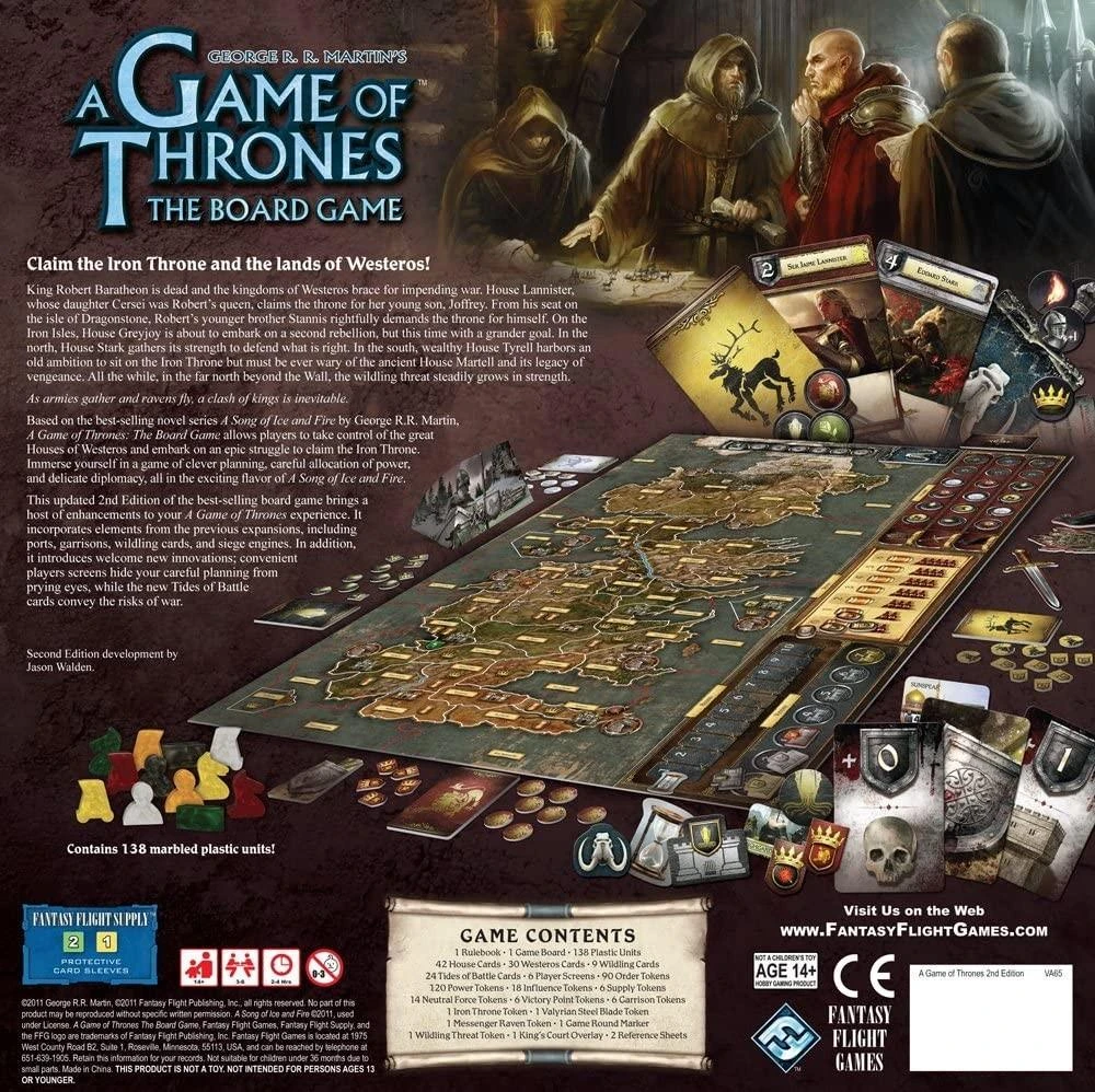 „Fantasy Flight Games“ „Sostų žaidimas: stalo žaidimas“ (antrasis leidimas)