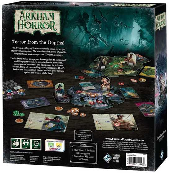 „Fantasy Flight Games Arkham Horror“ (trečiasis leidimas): po tamsiomis bangomis