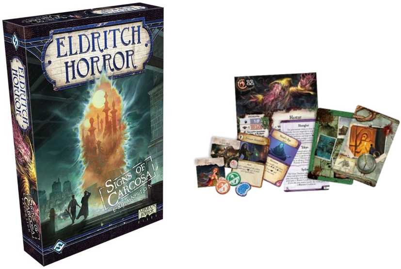 Fantasy Flight Games Fantazijos skrydžių žaidimai „Eldritch Horror: Carcosa“ ženklai