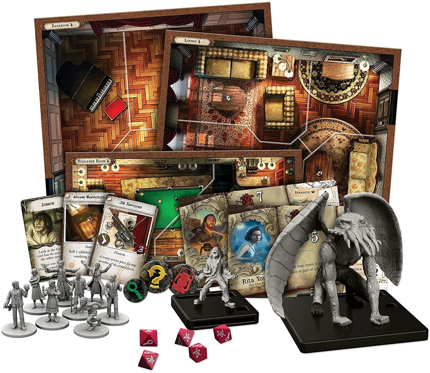 Fantasy Flight Games Mansions of Madness: antrasis leidimas