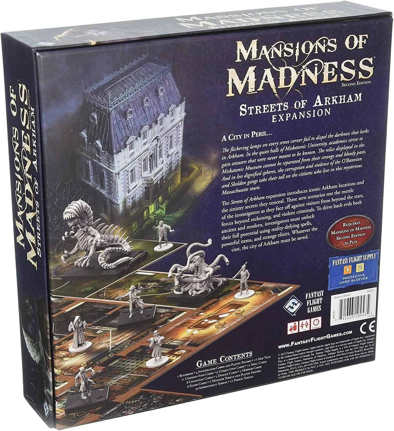 Fantasy Flight Games Mansions of Madness: antrasis leidimas – Streets of Arkham: Expansion
