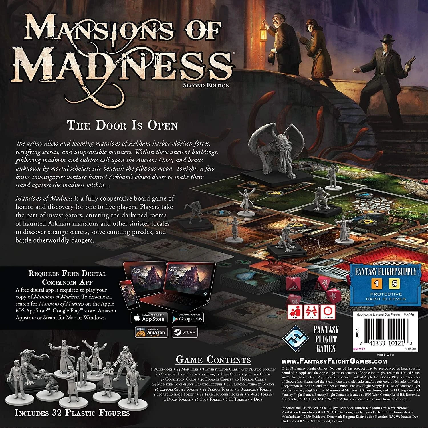 Fantasy Flight Games Mansions of Madness: antrasis leidimas