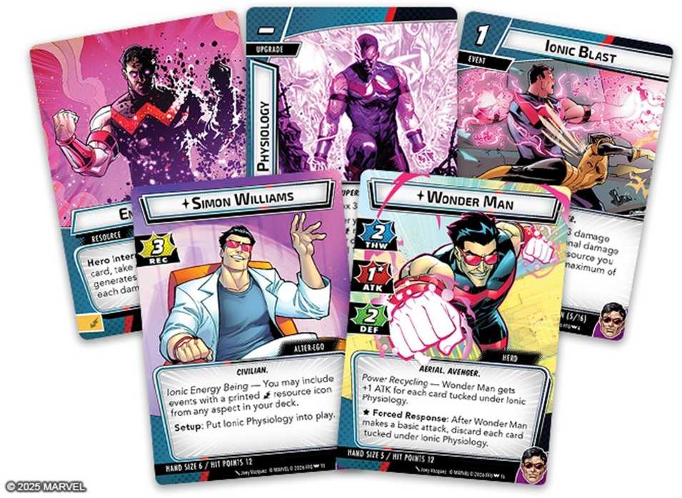 Fantasy Flight Games Marvel Champions: Wonder Man Hero Pack