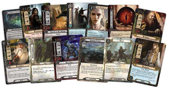 Fantasy Flight Games Fantastiniai skrydžio žaidimai Žiedų valdovas: kortų žaidimas – peržiūrėtas pagrindinis rinkinys