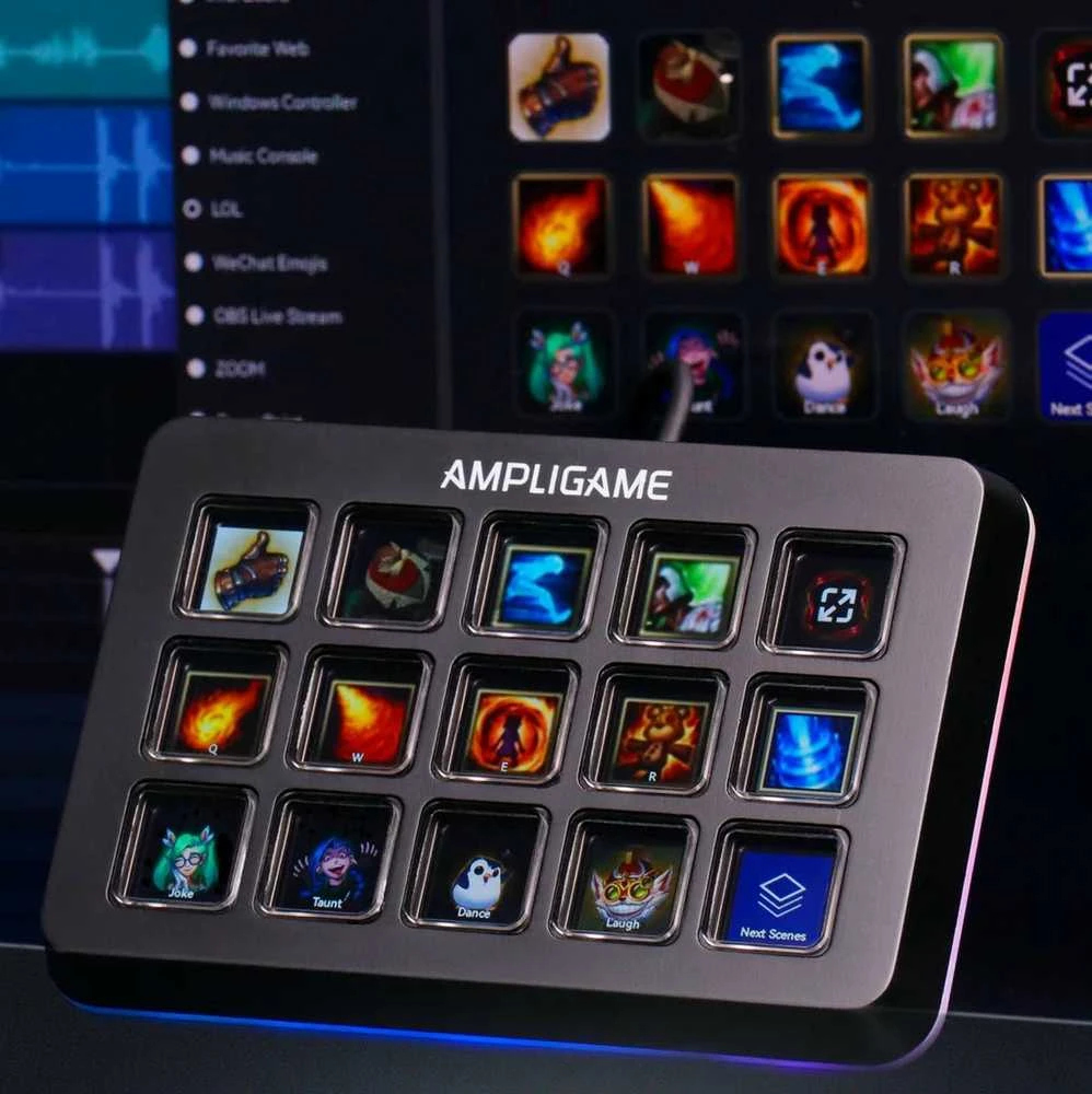 FIFINE AmpliGame D6 Stream Valdiklis | 15 keys