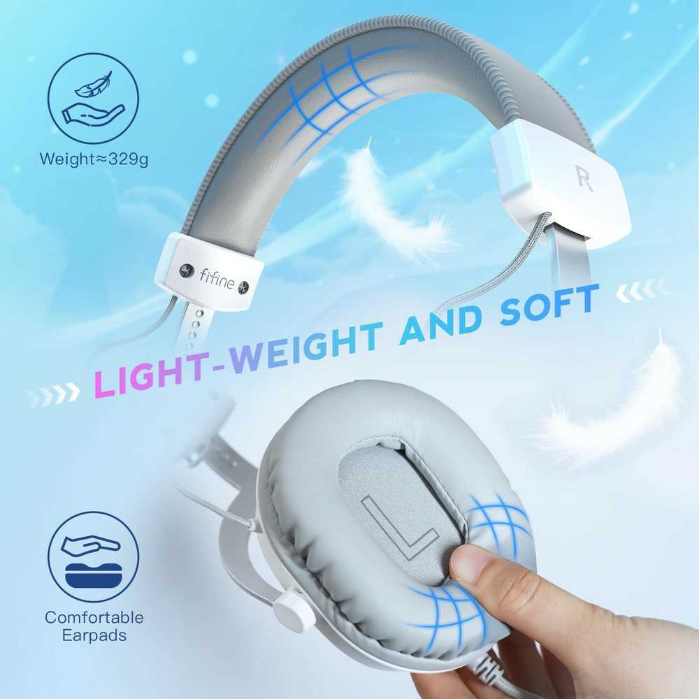 FIFINE AmpliGame H9W laidinės ausinės USB